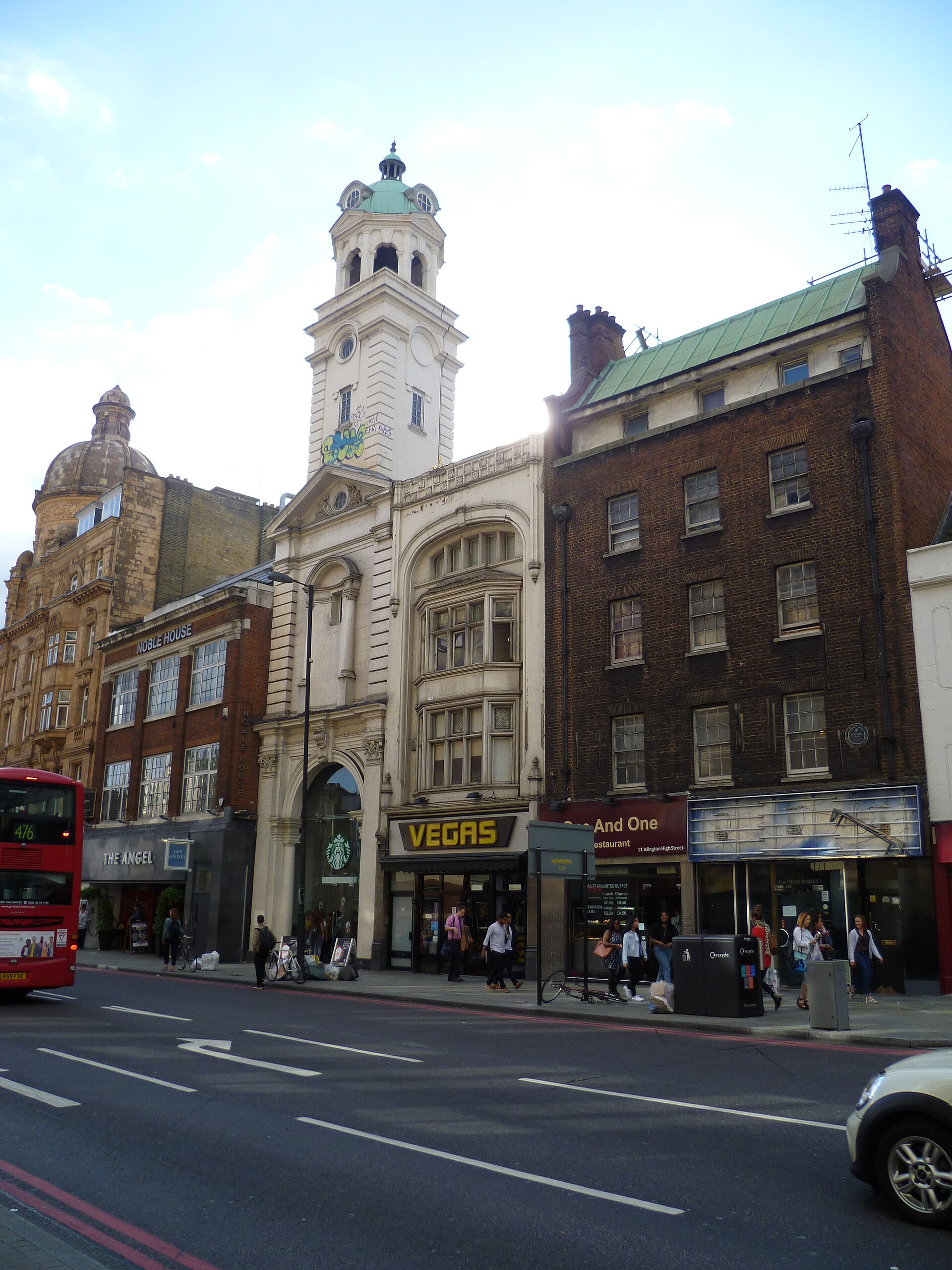 Islington High Street by the Angel, north London